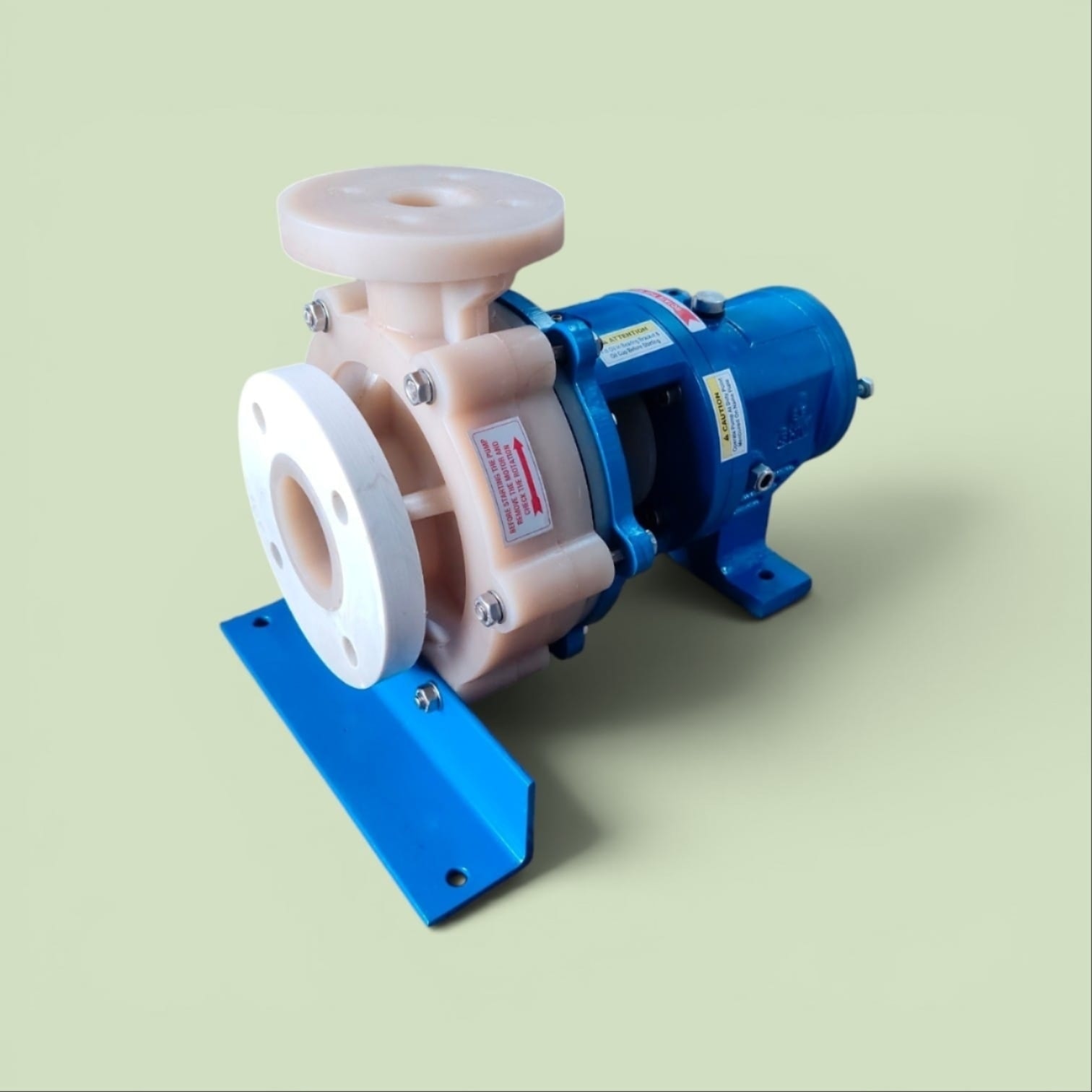 Solid Injection Moulded PVDF Pump